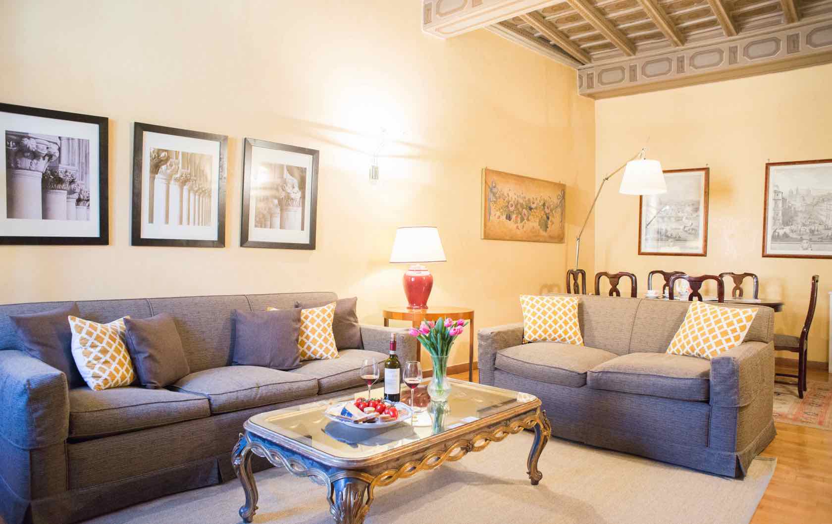 Rome Apartment Living Room